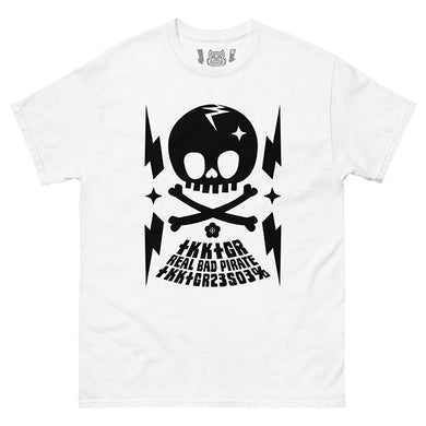 REAL BAD PIRATE - TEE WHT